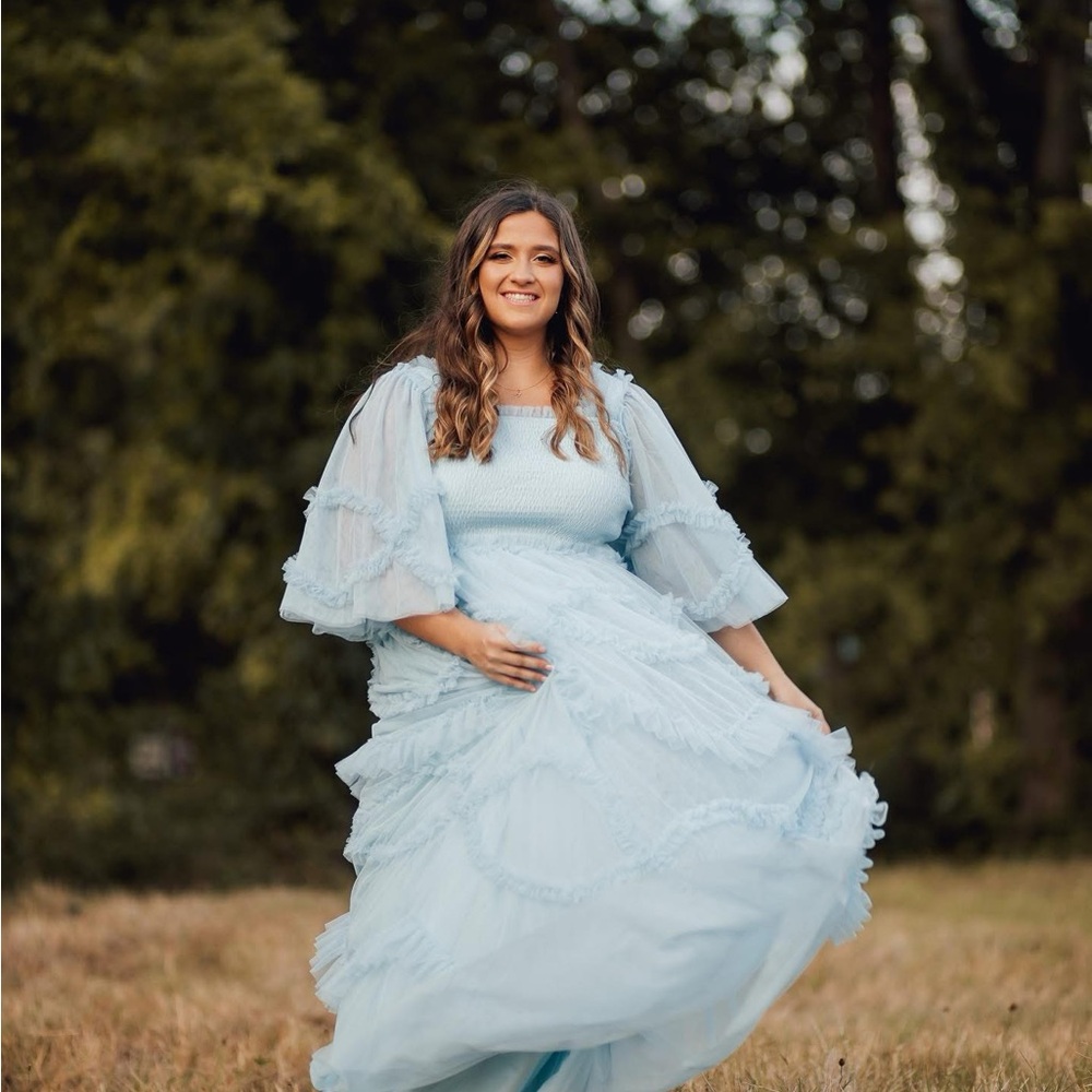 COPY - JessaKae Large Elegant Blue Women's Dress, Senior Pictures